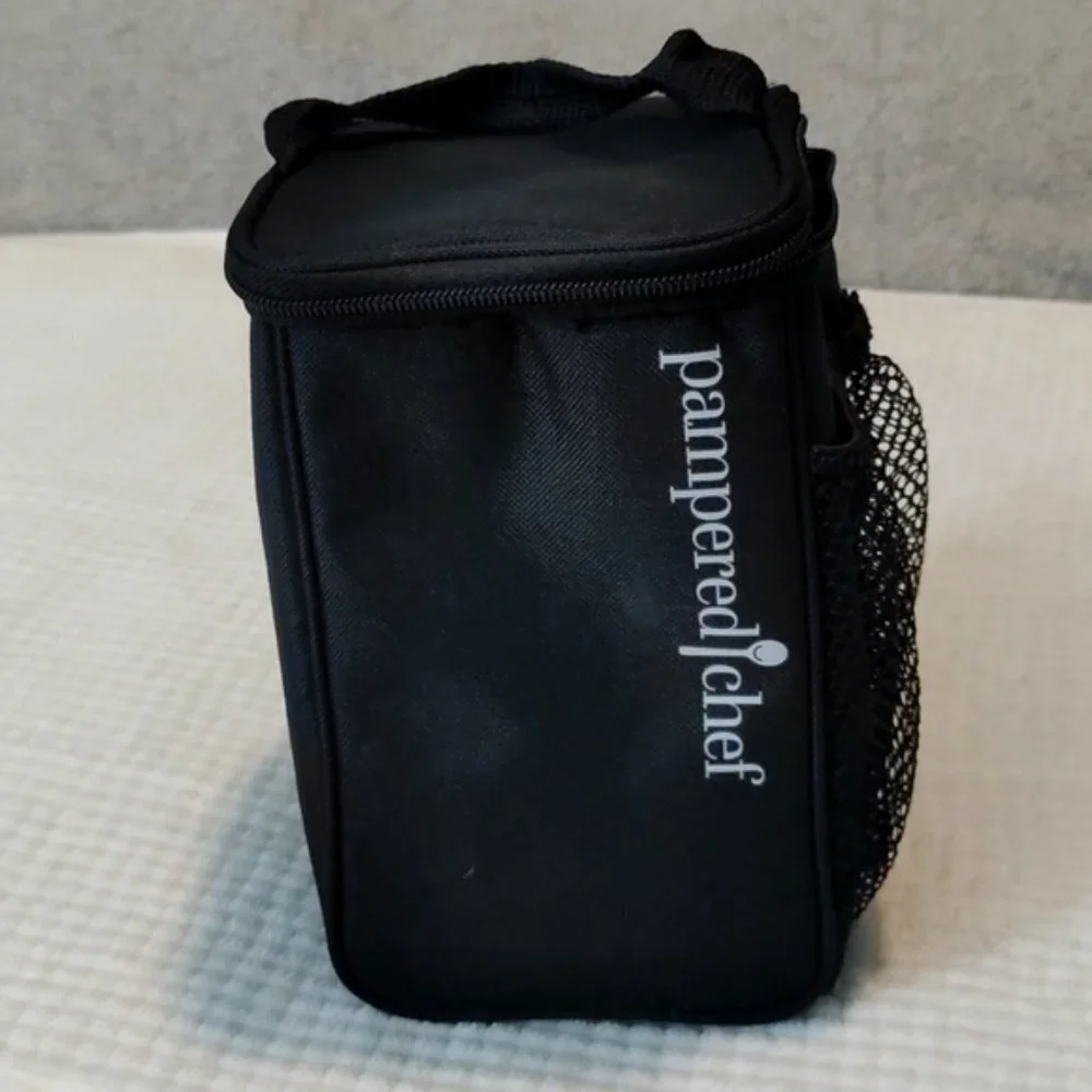 Pampered Chef Insulated Bag ONLY for Make and Take Salad Mason Jar #0056